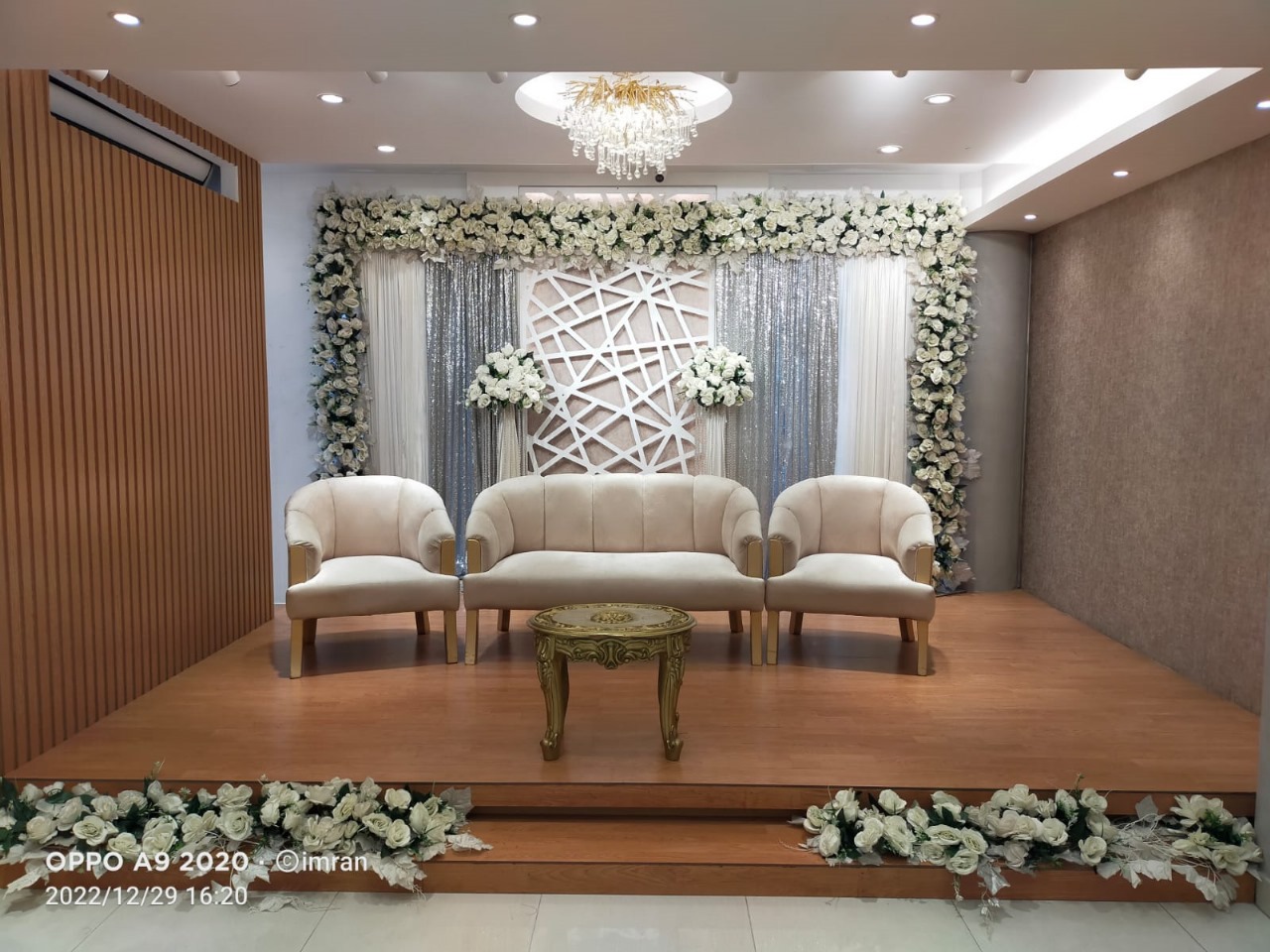 Interior view of the hall